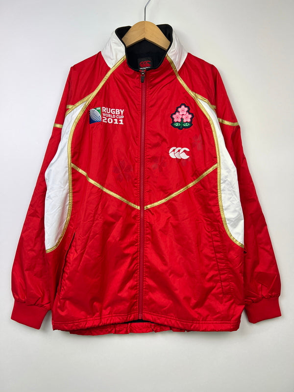 【中古品】【メンズ】 CABTERBURY カンタベリー WINDBREAKER SETUP ウィンドブレーカー セットアップ ラグビーワールドカップ2011 日本代表モデル 178-260620-kk-33-hon サイズ：上 3L/下 4L カラー：レッド/ブラック 万代Net店
