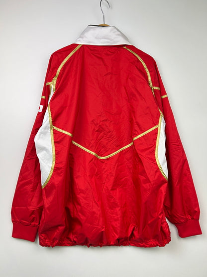 【中古品】【メンズ】 CABTERBURY カンタベリー WINDBREAKER SETUP ウィンドブレーカー セットアップ ラグビーワールドカップ2011 日本代表モデル 178-260620-kk-33-hon サイズ：上 3L/下 4L カラー：レッド/ブラック 万代Net店