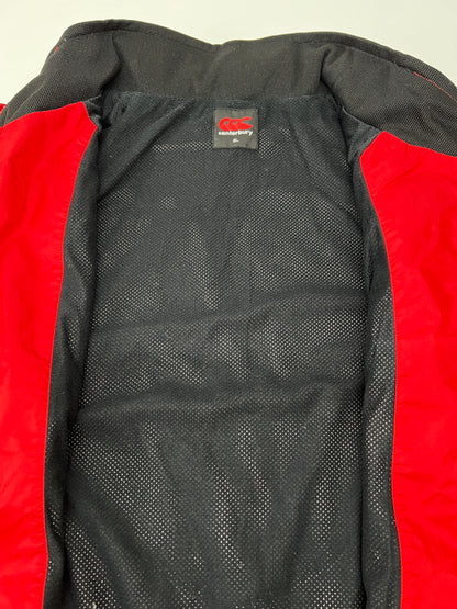 【中古品】【メンズ】 CABTERBURY カンタベリー WINDBREAKER SETUP ウィンドブレーカー セットアップ ラグビーワールドカップ2011 日本代表モデル 178-260620-kk-33-hon サイズ：上 3L/下 4L カラー：レッド/ブラック 万代Net店