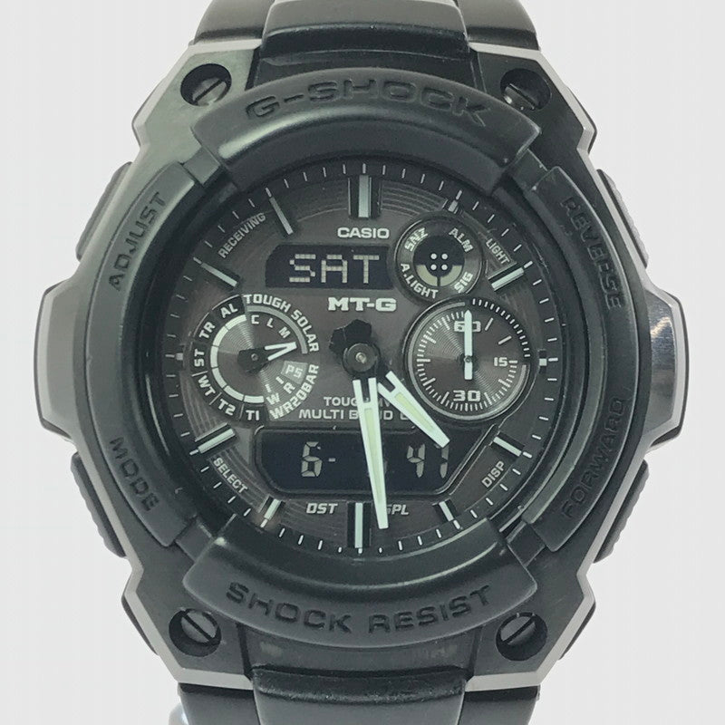 【中古品】【メンズ】 G-SHOCK ジーショック MTG-1500B-1A1JF タフソーラー 腕時計 余りコマ4個 196-260607-na-19-tagh カラー：ブラック 万代Net店