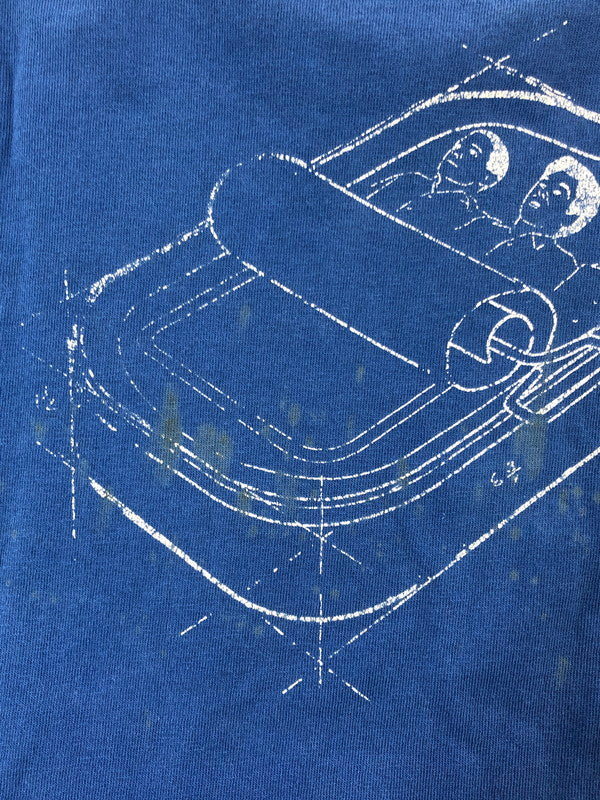【ジャンク品】【メンズ】 BEASTIE BOYS ビースティ ボーイズ GILDAN ギルダン HELLO NASTY S-S TEE ハロー ナスティ Tシャツ 半袖Tシャツ 146-260531-na-12-tagh サイズ：L カラー：ブルー 万代Net店
