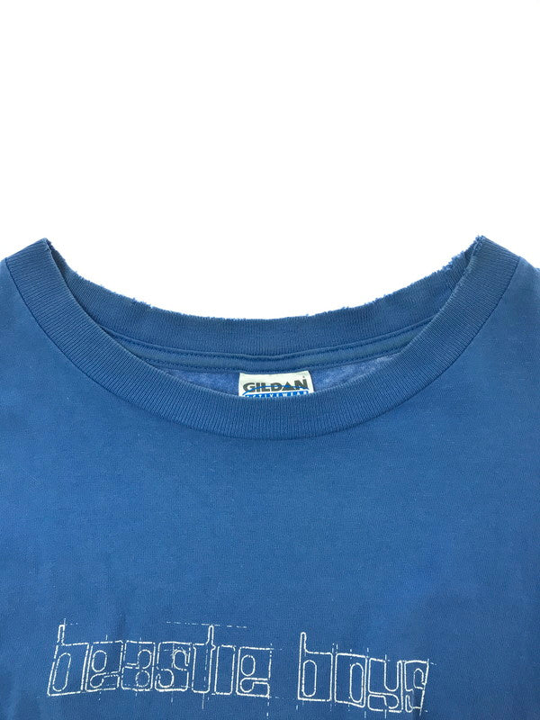 【ジャンク品】【メンズ】 BEASTIE BOYS ビースティ ボーイズ GILDAN ギルダン HELLO NASTY S-S TEE ハロー ナスティ Tシャツ 半袖Tシャツ 146-260531-na-12-tagh サイズ：L カラー：ブルー 万代Net店