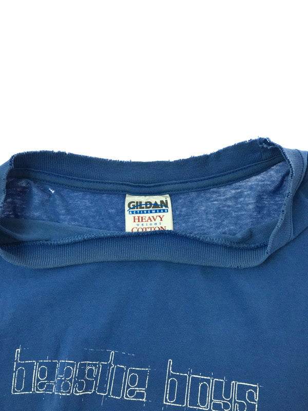 【ジャンク品】【メンズ】 BEASTIE BOYS ビースティ ボーイズ GILDAN ギルダン HELLO NASTY S-S TEE ハロー ナスティ Tシャツ 半袖Tシャツ 146-260531-na-12-tagh サイズ：L カラー：ブルー 万代Net店
