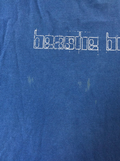 【ジャンク品】【メンズ】 BEASTIE BOYS ビースティ ボーイズ GILDAN ギルダン HELLO NASTY S-S TEE ハロー ナスティ Tシャツ 半袖Tシャツ 146-260531-na-12-tagh サイズ：L カラー：ブルー 万代Net店