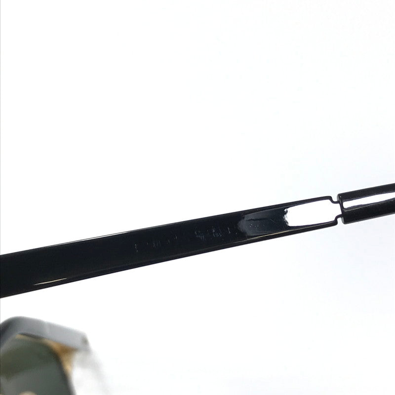 【中古品】【メンズ】 RAY-BAN レイバン CLUBMASTER METAL RB3716 クラブマスター メタル サングラス アイウェア アクセサリー 203-260608-na-04-tagh サイズ：51ロ21 145 カラー：ブラック/ゴールド 万代Net店
