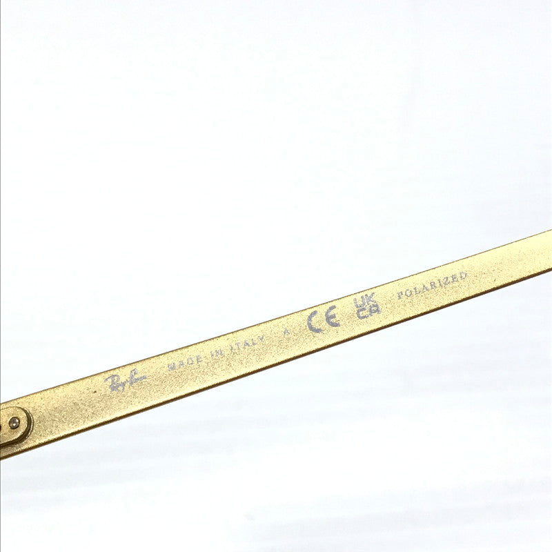 【中古品】【メンズ】 RAY-BAN レイバン CLUBMASTER METAL RB3716 クラブマスター メタル サングラス アイウェア アクセサリー 203-260608-na-04-tagh サイズ：51ロ21 145 カラー：ブラック/ゴールド 万代Net店