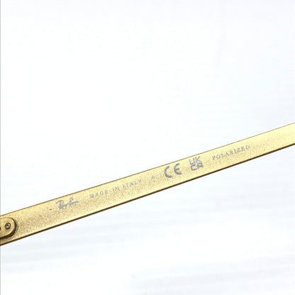 【中古品】【メンズ】 RAY-BAN レイバン CLUBMASTER METAL RB3716 クラブマスター メタル サングラス アイウェア アクセサリー 203-260608-na-04-tagh サイズ：51ロ21 145 カラー：ブラック/ゴールド 万代Net店