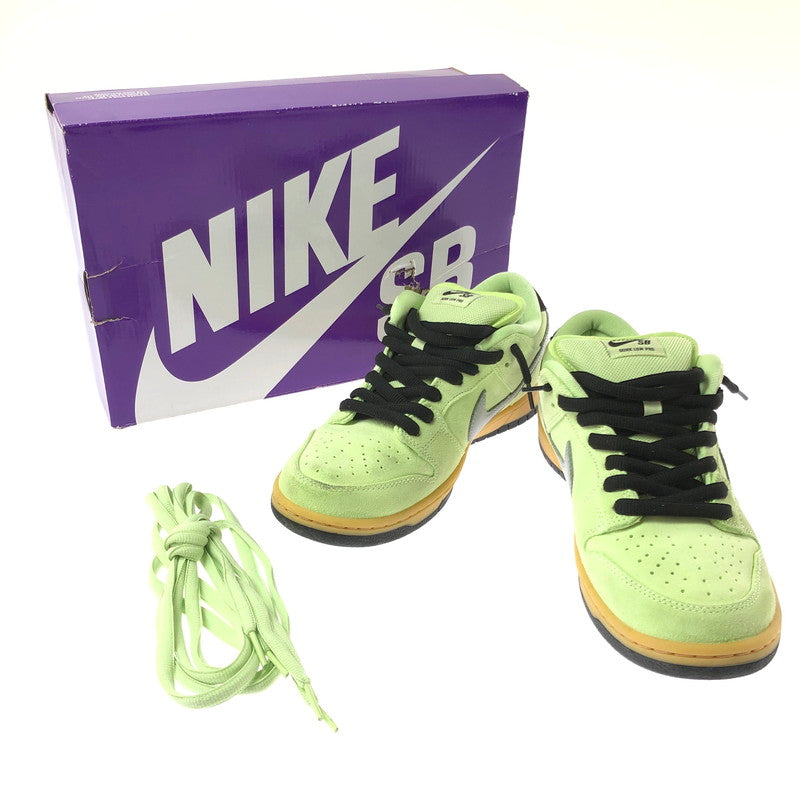 【中古品】【メンズ】 NIKE ナイキ SB DUNK LOW PRO PREMIUM HQ1626-300 スケートボーディング ダンク ロー プロ プレミアム スニーカー 靴 160-260608-ty-08-tagh サイズ：28cm US10 カラー：LT LOQUID LIME/WOLF GREY/BLACK 万代Net店