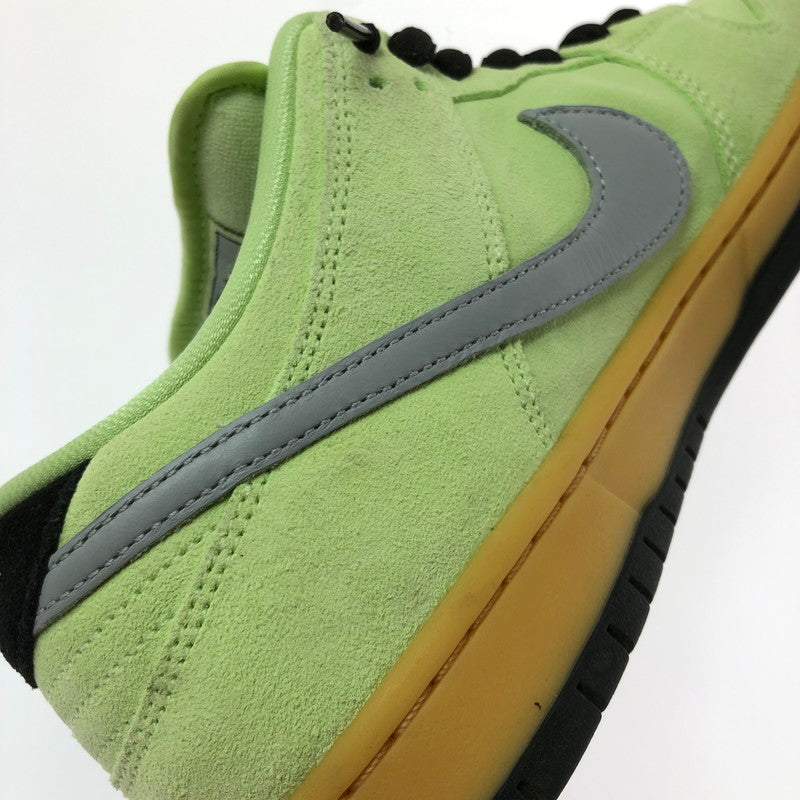 【中古品】【メンズ】 NIKE ナイキ SB DUNK LOW PRO PREMIUM HQ1626-300 スケートボーディング ダンク ロー プロ プレミアム スニーカー 靴 160-260608-ty-08-tagh サイズ：28cm US10 カラー：LT LOQUID LIME/WOLF GREY/BLACK 万代Net店