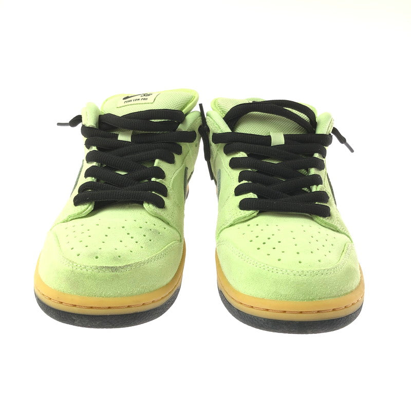 【中古品】【メンズ】 NIKE ナイキ SB DUNK LOW PRO PREMIUM HQ1626-300 スケートボーディング ダンク ロー プロ プレミアム スニーカー 靴 160-260608-ty-08-tagh サイズ：28cm US10 カラー：LT LOQUID LIME/WOLF GREY/BLACK 万代Net店