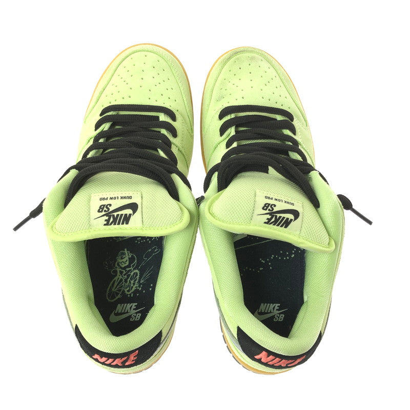【中古品】【メンズ】 NIKE ナイキ SB DUNK LOW PRO PREMIUM HQ1626-300 スケートボーディング ダンク ロー プロ プレミアム スニーカー 靴 160-260608-ty-08-tagh サイズ：28cm US10 カラー：LT LOQUID LIME/WOLF GREY/BLACK 万代Net店