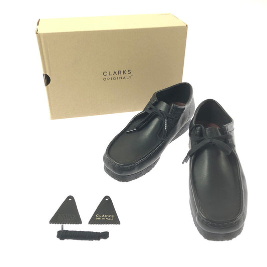 【中古品】【メンズ】 CLARKS クラークス WALLABEE 261555147 ワラビー モカシンシューズ 靴 164-260605-na-16-tagh サイズ：US 9M カラー：BLACK 万代Net店