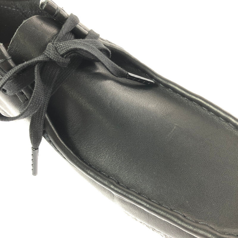 【中古品】【メンズ】 CLARKS クラークス WALLABEE 261555147 ワラビー モカシンシューズ 靴 164-260605-na-16-tagh サイズ：US 9M カラー：BLACK 万代Net店