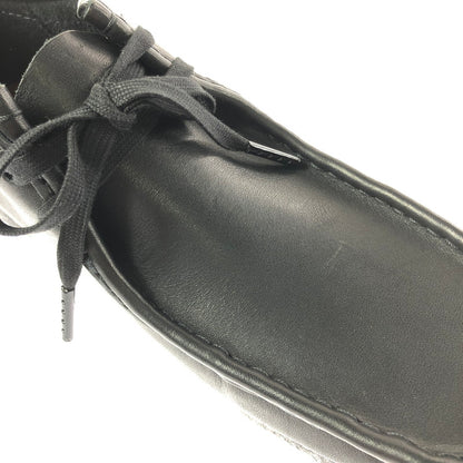 【中古品】【メンズ】 CLARKS クラークス WALLABEE 261555147 ワラビー モカシンシューズ 靴 164-260605-na-16-tagh サイズ：US 9M カラー：BLACK 万代Net店