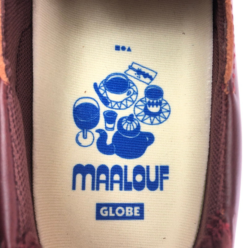 【中古品】【メンズ】 GLOBE グローブ LIAIZON リアゾン スニーカー 靴 162-260605-na-14-tagh サイズ：27cm US 9 カラー：OXBLOOD MAALOUF 万代Net店