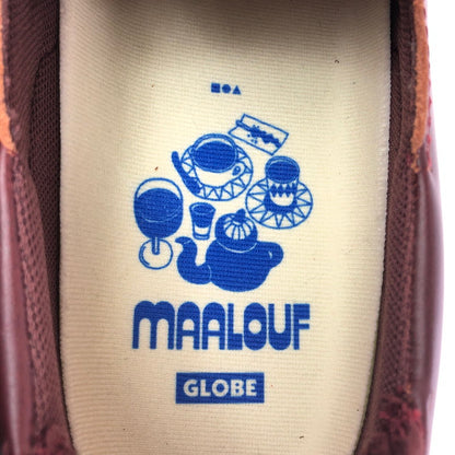 【中古品】【メンズ】 GLOBE グローブ LIAIZON リアゾン スニーカー 靴 162-260605-na-14-tagh サイズ：27cm US 9 カラー：OXBLOOD MAALOUF 万代Net店