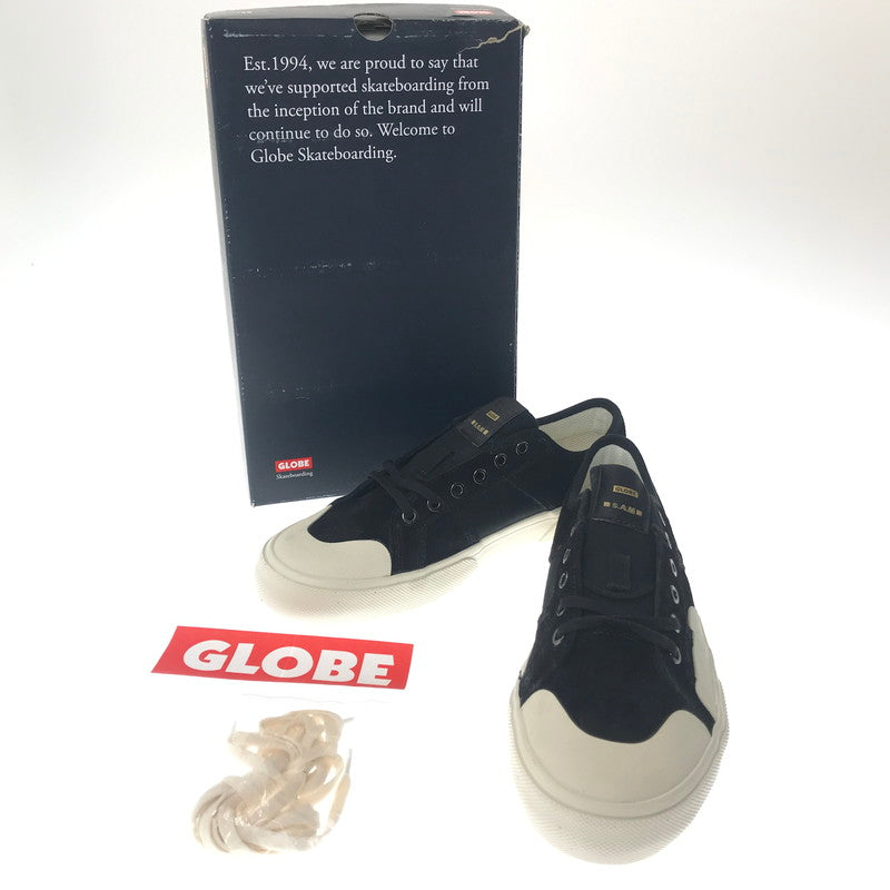 【中古品】【メンズ】 GLOBE グローブ SURPLUS サープラス スニーカー 靴 162-260605-na-09-tagh サイズ：27cm US 9 カラー：BLACK/CREAM/MONTANO 万代Net店