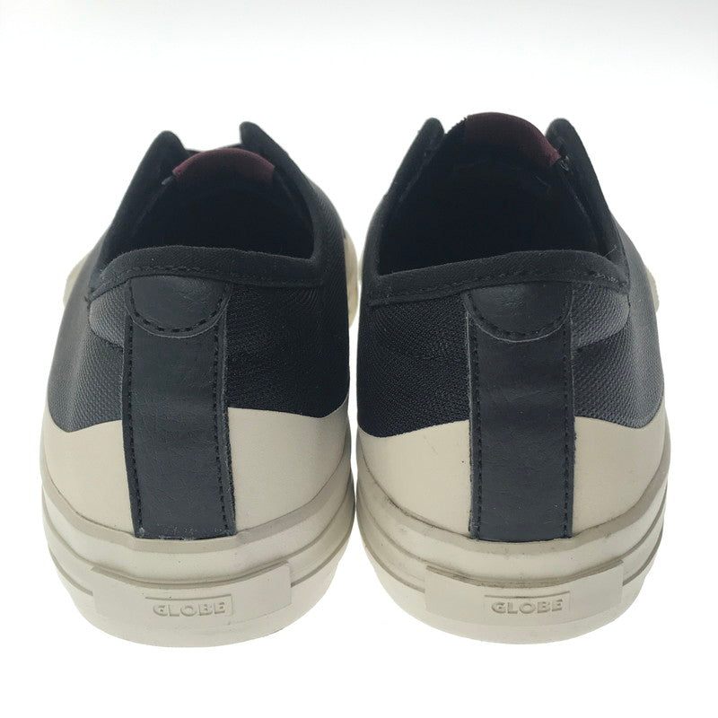 【中古品】【メンズ】 GLOBE グローブ GILLETTE ジレット スニーカー 靴 162-260605-na-10-tagh サイズ：28.5cm US 10.5 カラー：BLACK/CREAM 万代Net店