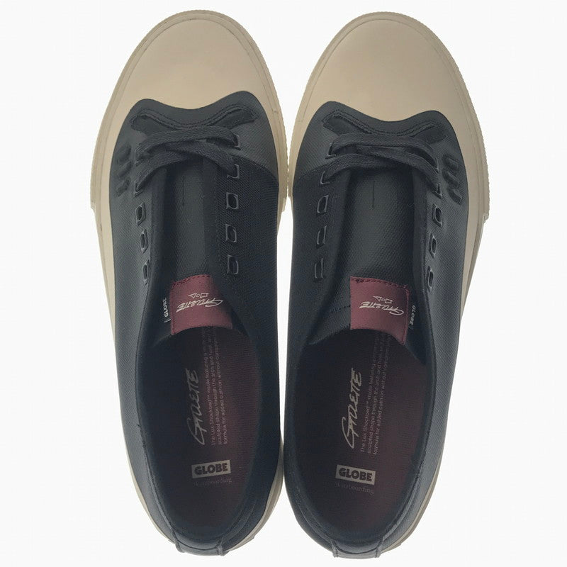 【中古品】【メンズ】 GLOBE グローブ GILLETTE ジレット スニーカー 靴 162-260605-na-10-tagh サイズ：28.5cm US 10.5 カラー：BLACK/CREAM 万代Net店