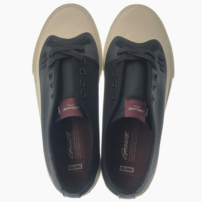 【中古品】【メンズ】 GLOBE グローブ GILLETTE ジレット スニーカー 靴 162-260605-na-10-tagh サイズ：28.5cm US 10.5 カラー：BLACK/CREAM 万代Net店