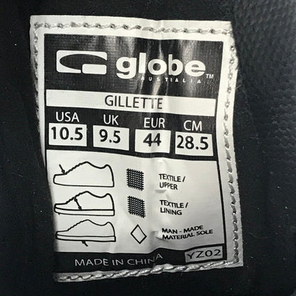 【中古品】【メンズ】 GLOBE グローブ GILLETTE ジレット スニーカー 靴 162-260605-na-10-tagh サイズ：28.5cm US 10.5 カラー：BLACK/CREAM 万代Net店