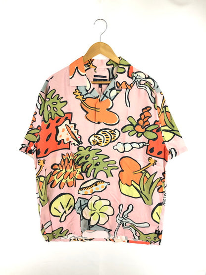 【中古美品】【メンズ】 ROARK REVIVAL ロアークリバイバル S/S WOVEN - COMFORT FIT RWJ924-PNK 半袖 総柄 シャツ 145-260531-na-19-tagh サイズ：XL カラー：マルチカラー 万代Net店