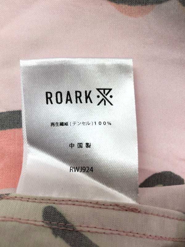 【中古美品】【メンズ】 ROARK REVIVAL ロアークリバイバル S/S WOVEN - COMFORT FIT RWJ924-PNK 半袖 総柄 シャツ 145-260531-na-19-tagh サイズ：XL カラー：マルチカラー 万代Net店