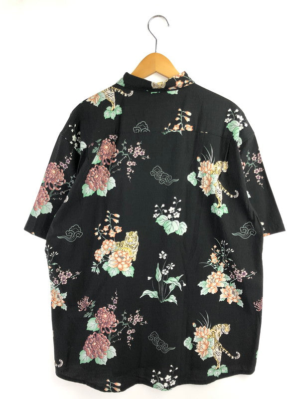 【中古美品】【メンズ】 ROARK REVIVAL ロアーク リバイバル TIGER LOTUS JOURNEY SS RWJ1104-BLK タイガー ロータス ジャーニー 半袖Tシャツ トップス 145-260607-rt-23-tagh サイズ：XL カラー：ブラック 万代Net店
