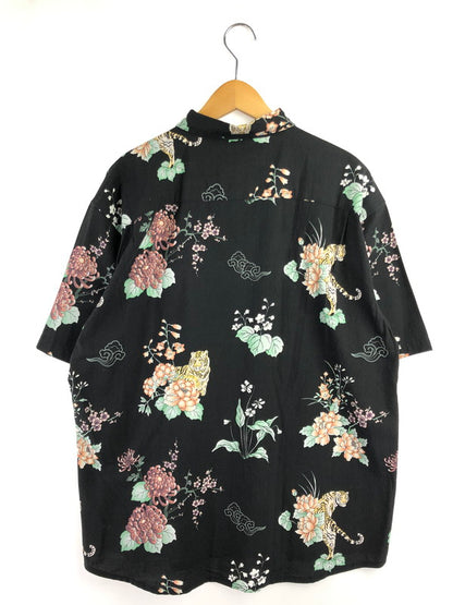 【中古美品】【メンズ】 ROARK REVIVAL ロアーク リバイバル TIGER LOTUS JOURNEY SS RWJ1104-BLK タイガー ロータス ジャーニー 半袖Tシャツ トップス 145-260607-rt-23-tagh サイズ：XL カラー：ブラック 万代Net店