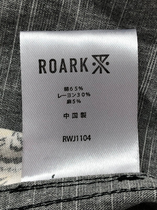 【中古美品】【メンズ】 ROARK REVIVAL ロアーク リバイバル TIGER LOTUS JOURNEY SS RWJ1104-BLK タイガー ロータス ジャーニー 半袖Tシャツ トップス 145-260607-rt-23-tagh サイズ：XL カラー：ブラック 万代Net店