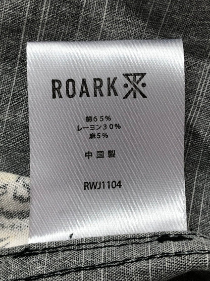 【中古美品】【メンズ】 ROARK REVIVAL ロアーク リバイバル TIGER LOTUS JOURNEY SS RWJ1104-BLK タイガー ロータス ジャーニー 半袖Tシャツ トップス 145-260607-rt-23-tagh サイズ：XL カラー：ブラック 万代Net店