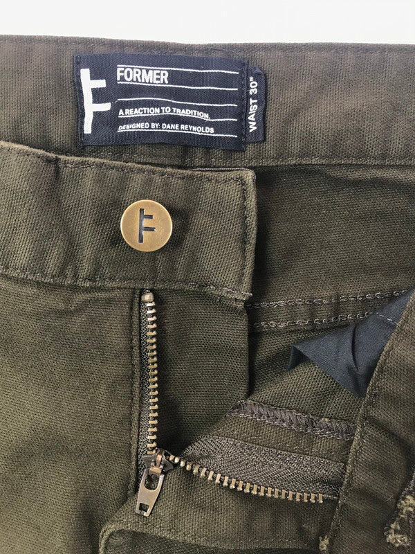 【中古美品】【メンズ】 FORMER フォーマー DISTEND WORK PANT FPA-22201 ワーク パンツ ボトムス 158-260603-rt-15-tagh サイズ：30 カラー：カーキ 万代Net店