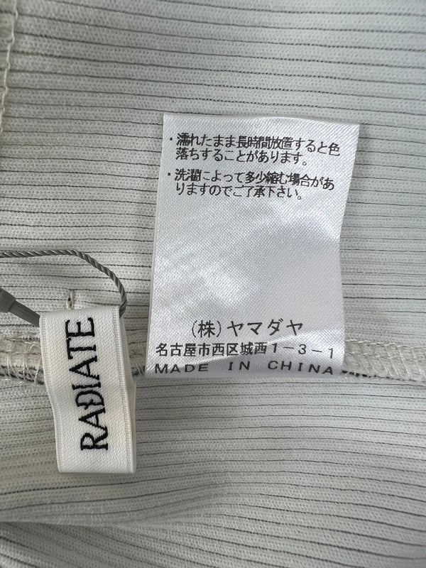 【中古美品】【レディース】 RADIATE ラディエイト フラワープリントリブタイトスカート 3499-L042 ボトムス ロングスカート 178-260620-kk-29-hon サイズ：9号 カラー：ブルー 万代Net店