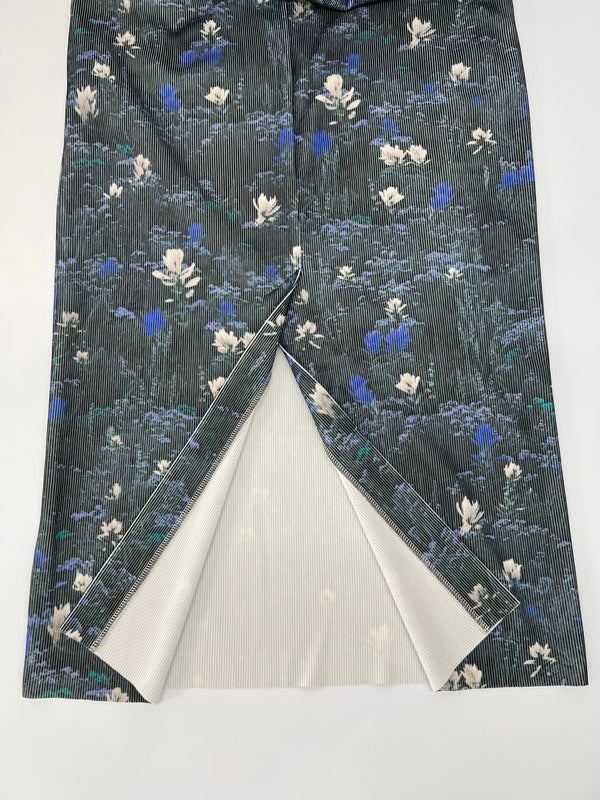 【中古美品】【レディース】 RADIATE ラディエイト フラワープリントリブタイトスカート 3499-L042 ボトムス ロングスカート 178-260620-kk-29-hon サイズ：9号 カラー：ブルー 万代Net店