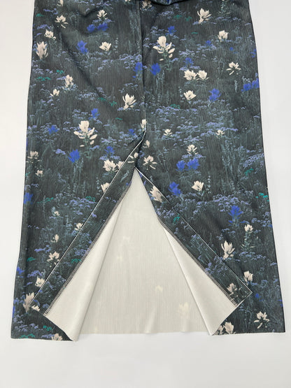 【中古美品】【レディース】 RADIATE ラディエイト フラワープリントリブタイトスカート 3499-L042 ボトムス ロングスカート 178-260620-kk-29-hon サイズ：9号 カラー：ブルー 万代Net店