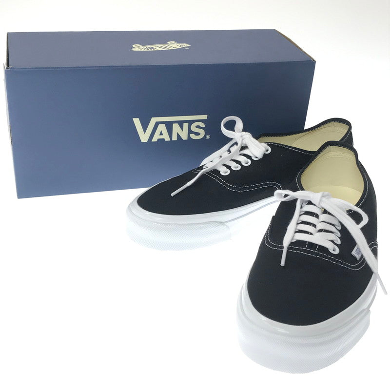 【中古美品】【メンズ】 VANS ヴァンズ LX AUTHENTIC REISSUE 44 VN000CQABA2 オーセンティック リイシュー 44 スニーカー 靴 162-260605-na-08-tagh サイズ：27.5cm US 9.5 カラー：BLACK/WHITE 万代Net店