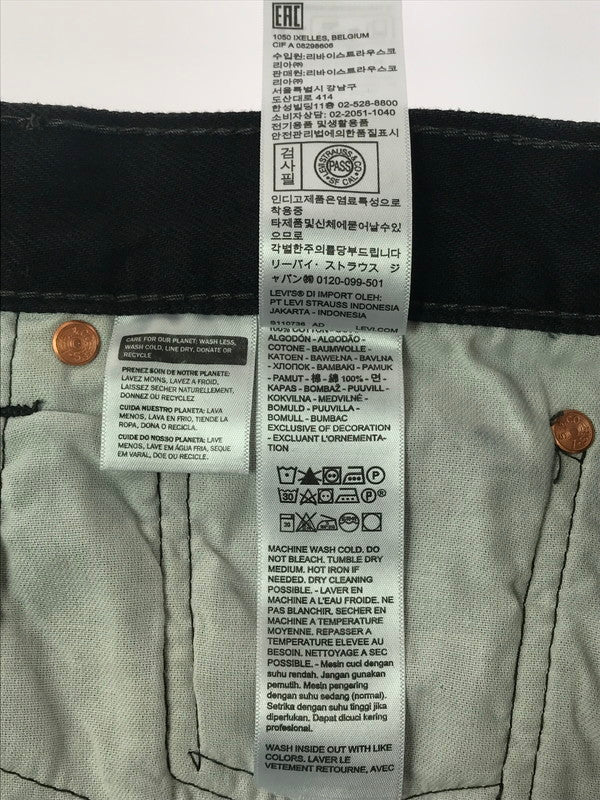【中古品】【メンズ】 LEVI`S リーバイス 501 BLACK DENIM PANTS PC9-00501-0660 501 ブラック デニム パンツ ボトムス 158-260603-rt-18-tagh サイズ：W34 L32 カラー：ブラック 万代Net店