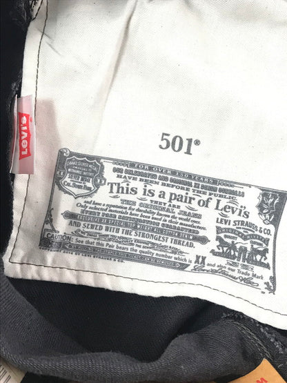 【中古品】【メンズ】 LEVI`S リーバイス 501 BLACK DENIM PANTS PC9-00501-0660 501 ブラック デニム パンツ ボトムス 158-260603-rt-18-tagh サイズ：W34 L32 カラー：ブラック 万代Net店