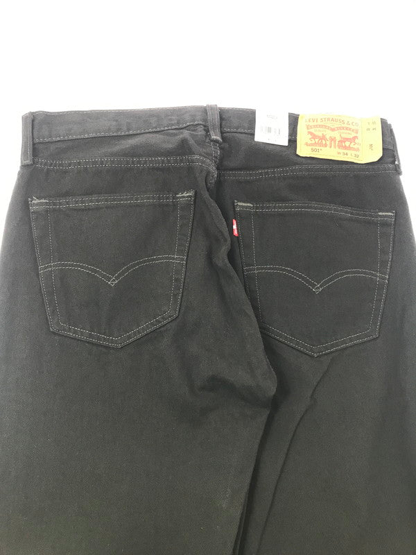 【中古品】【メンズ】 LEVI`S リーバイス 501 BLACK DENIM PANTS PC9-00501-0660 501 ブラック デニム パンツ ボトムス 158-260603-rt-18-tagh サイズ：W34 L32 カラー：ブラック 万代Net店