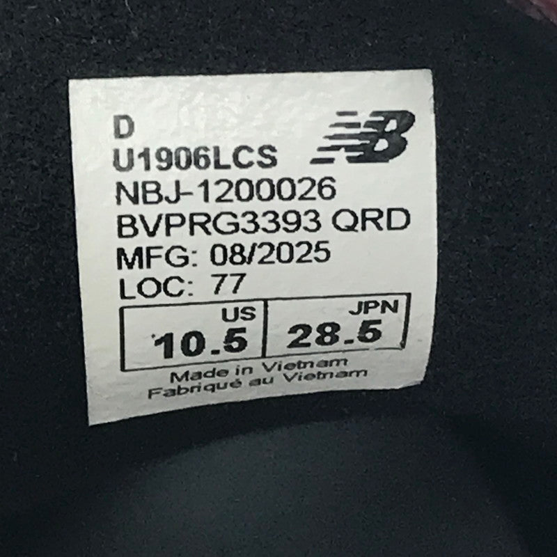 【中古美品】【メンズ】 NEW BALANCE ニューバランス U1906LCS ローファー 靴 162-260605-na-06-tagh サイズ：28.5cm US 10.5 カラー：RED 万代Net店
