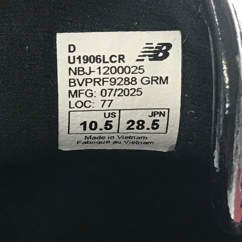 【中古美品】【メンズ】 NEW BALANCE ニューバランス U1906LCR ローファー 靴 162-260605-na-07-tagh サイズ：28.5cm US 10.5 カラー：BLACK 万代Net店