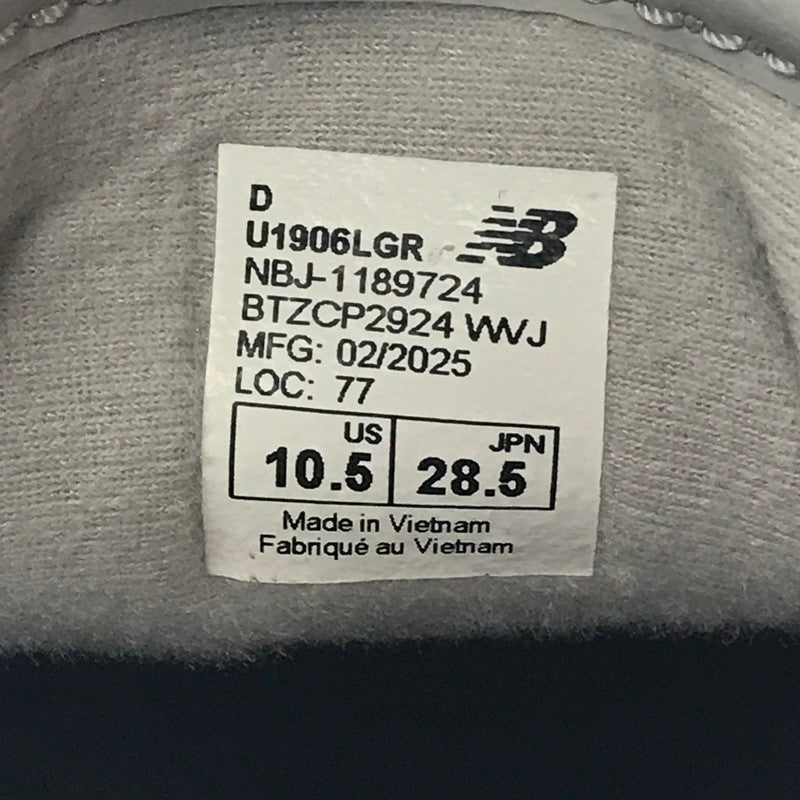 【中古美品】【メンズ】 NEW BALANCE ニューバランス U1906LGR ローファー 靴 162-260605-na-05-tagh サイズ：28.5cm US 10.5 カラー：GRAY 万代Net店
