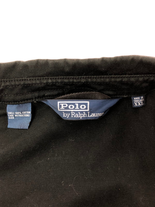【現状渡し品】【メンズ】 POLO BY RALPH LAUREN ポロ バイ ラルフローレン 90's BLOUSON 90年代 ブルゾン ライトアウター 146-260607-rt-26-tagh サイズ：XXL カラー：ブラック 万代Net店