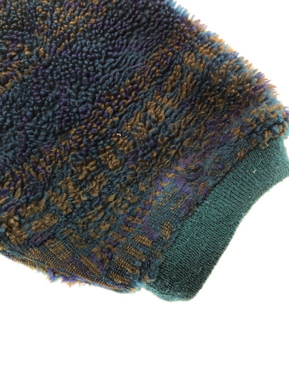 【現状渡し品】【メンズ】 COLUMBIA コロンビア 90's ALL-OVER PATTERN FLEECE JACKET 総柄 フリース ジャケット アウター 146-260607-rt-28-tagh サイズ：XL カラー：グリーン系 万代Net店