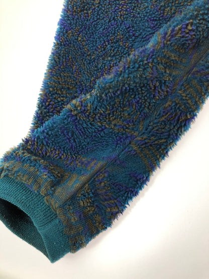 【現状渡し品】【メンズ】 COLUMBIA コロンビア 90's ALL-OVER PATTERN FLEECE JACKET 総柄 フリース ジャケット アウター 146-260607-rt-28-tagh サイズ：XL カラー：グリーン系 万代Net店