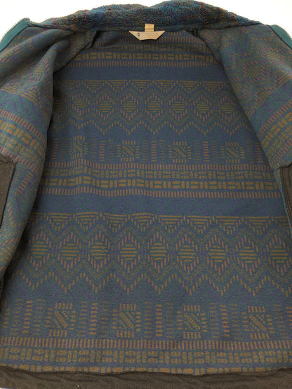 【現状渡し品】【メンズ】 COLUMBIA コロンビア 90's ALL-OVER PATTERN FLEECE JACKET 総柄 フリース ジャケット アウター 146-260607-rt-28-tagh サイズ：XL カラー：グリーン系 万代Net店
