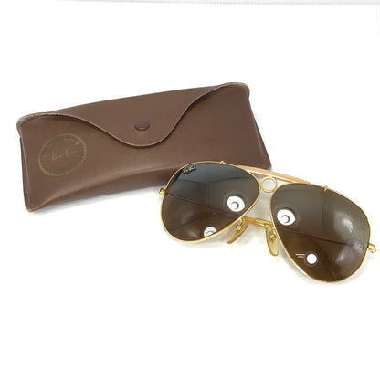 【中古品】【メンズ】 OLD RAYBAN オールド レイバン SHOOTER SUNGLASSES GC0403 シューター サングラス B&L製 USA製 アイウェア アクセサリー 203-260608-na-06-tagh カラー：ゴールド 万代Net店