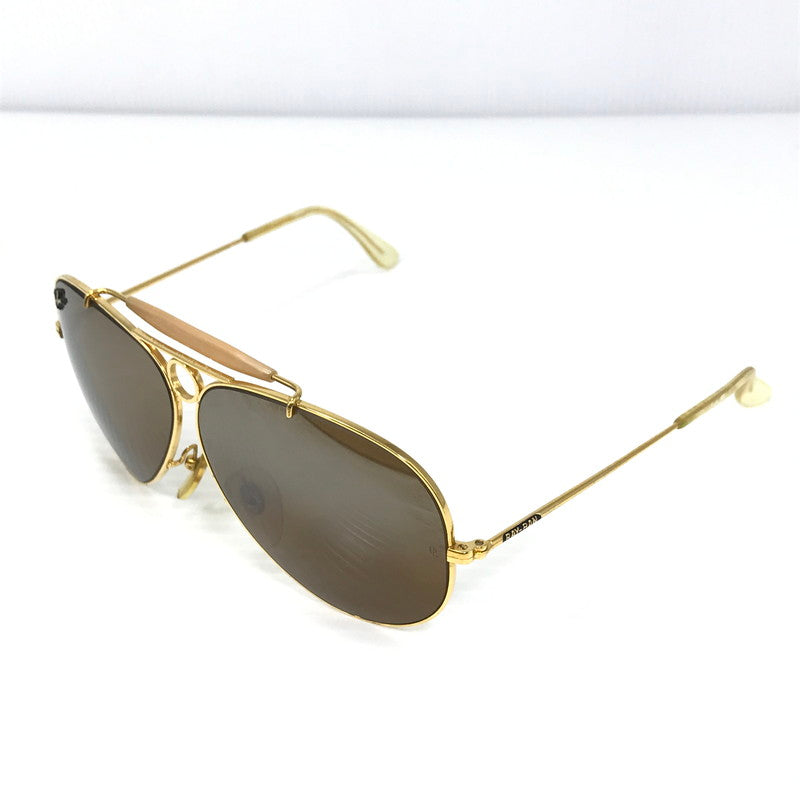 【中古品】【メンズ】 OLD RAYBAN オールド レイバン SHOOTER SUNGLASSES GC0403 シューター サングラス B&L製 USA製 アイウェア アクセサリー 203-260608-na-06-tagh カラー：ゴールド 万代Net店
