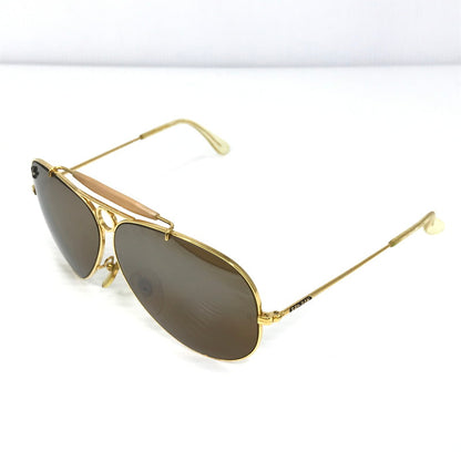 【中古品】【メンズ】 OLD RAYBAN オールド レイバン SHOOTER SUNGLASSES GC0403 シューター サングラス B&L製 USA製 アイウェア アクセサリー 203-260608-na-06-tagh カラー：ゴールド 万代Net店
