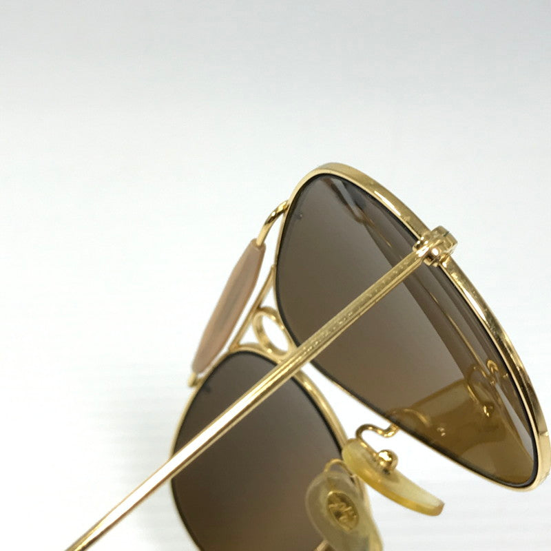 【中古品】【メンズ】 OLD RAYBAN オールド レイバン SHOOTER SUNGLASSES GC0403 シューター サングラス B&L製 USA製 アイウェア アクセサリー 203-260608-na-06-tagh カラー：ゴールド 万代Net店